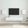TV staliukas TV sieninė spintelė 2 pcs Balta 30 x 31 x 40 cm