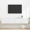 TV staliukas TV sieninė spintelė 2 pcs Balta 78,5 x 31 x 29,5 cm