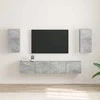 TV staliukas TV sieninė spintelė 2 pcs Betoninė 30 x 31 x 60 cm
