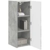TV staliukas TV sieninė spintelė 2 pcs Betoninė 30 x 31 x 80 cm