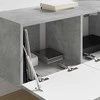 TV staliukas TV sieninė spintelė 2 pcs Betoninė 78,5 x 31 x 29,5 cm
