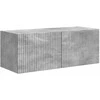 TV staliukas TV sieninė spintelė 2 pcs Betoninė 78,5 x 31 x 29,5 cm