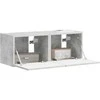 TV staliukas TV sieninė spintelė 2 pcs Betoninė 39 x 31 x 29,5 cm