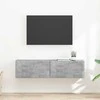 TV staliukas TV sieninė spintelė 2 pcs Betoninė 60 x 31 x 29,5 cm