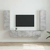 TV staliukas TV sieninė spintelė 2 pcs Betoninė 30 x 31 x 100 cm