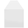 TV staliukas TV sieninė spintelė 2 pcs Blizgus baltas 98 x 31 x 29,5 cm