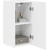 TV staliukas TV sieninė spintelė 2 pcs Blizgus baltas 30 x 31 x 60 cm