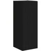 TV staliukas TV sieninė spintelė 2 pcs Juoda 30 x 31 x 80 cm