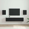 TV staliukas TV sieninė spintelė 2 pcs Juoda 30 x 31 x 40 cm