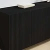 TV staliukas TV sieninė spintelė 2 pcs Juoda 59,5 x 31 x 40 cm