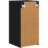 TV staliukas TV sieninė spintelė 2 pcs Juoda 30 x 31 x 60 cm