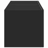 TV staliukas TV sieninė spintelė 2 pcs Juoda 39 x 31 x 29,5 cm