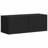 TV staliukas TV sieninė spintelė 2 pcs Juoda 39 x 31 x 29,5 cm