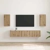 TV staliukas TV sieninė spintelė 2 pcs Meistrų ąžuolas 30 x 31 x 60 cm