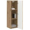 TV staliukas TV sieninė spintelė 2 pcs Meistrų ąžuolas 30 x 31 x 100 cm