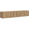 TV staliukas TV sieninė spintelė 2 pcs Meistrų ąžuolas 78,5 x 31 x 29,5 cm