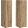TV staliukas TV sieninė spintelė 2 pcs Meistrų ąžuolas 30 x 31 x 100 cm