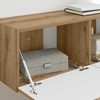 TV staliukas TV sieninė spintelė 2 pcs Meistrų ąžuolas 98 x 31 x 29,5 cm
