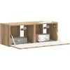 TV staliukas TV sieninė spintelė 2 pcs Meistrų ąžuolas 39 x 31 x 29,5 cm