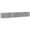 TV staliukas TV sieninė spintelė 2 pcs Pilkas Sonoma 98 x 31 x 29,5 cm