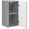TV staliukas TV sieninė spintelė 2 pcs Pilkas Sonoma 30 x 31 x 60 cm