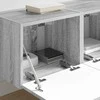 TV staliukas TV sieninė spintelė 2 pcs Pilkas Sonoma 39 x 31 x 29,5 cm