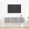 TV staliukas TV sieninė spintelė 2 pcs Pilkas Sonoma 60 x 31 x 29,5 cm