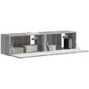 TV staliukas TV sieninė spintelė 2 pcs Pilkas Sonoma 60 x 31 x 29,5 cm