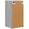 TV staliukas TV sieninė spintelė 2 pcs Pilkas Sonoma 30 x 31 x 60 cm