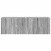 TV staliukas TV sieninė spintelė 2 pcs Pilkas Sonoma 59,5 x 31 x 40 cm
