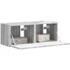 TV staliukas TV sieninė spintelė 2 pcs Pilkas Sonoma 39 x 31 x 29,5 cm