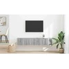 TV staliukas TV sieninė spintelė 2 pcs Pilkas Sonoma 78,5 x 31 x 29,5 cm