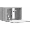 TV staliukas TV sieninė spintelė 2 pcs Pilkas Sonoma 39 x 31 x 29,5 cm