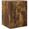 TV staliukas TV sieninė spintelė 2 pcs Rūkyta ąžuolas 30 x 31 x 40 cm