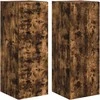 TV staliukas TV sieninė spintelė 2 pcs Rūkyta ąžuolas 30 x 31 x 80 cm