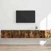 TV staliukas TV sieninė spintelė 2 pcs Rūkyta ąžuolas 98 x 31 x 29,5 cm