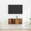 TV staliukas TV sieninė spintelė 2 pcs Senovinis medis 39 x 31 x 29,5 cm