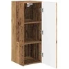 TV staliukas TV sieninė spintelė 2 pcs Senovinis medis 30 x 31 x 80 cm