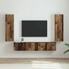 TV staliukas TV sieninė spintelė 2 pcs Senovinis medis 30 x 31 x 100 cm