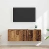 TV staliukas TV sieninė spintelė 2 pcs Senovinis medis 59,5 x 31 x 40 cm