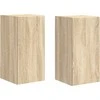 TV staliukas TV sieninė spintelė 2 pcs Sonoma 30 x 31 x 60 cm