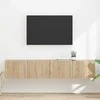 TV staliukas TV sieninė spintelė 2 pcs Sonoma 78,5 x 31 x 29,5 cm