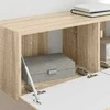 TV staliukas TV sieninė spintelė 2 pcs Sonoma 98 x 31 x 29,5 cm