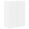 TV staliukas TV sieninė spintelė Balta 59,5 x 31 x 80 cm Apdirbta mediena