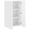 TV staliukas TV sieninė spintelė Balta 59,5 x 31 x 100 cm Apdirbta mediena