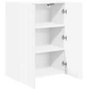 TV staliukas TV sieninė spintelė Balta 59,5 x 31 x 80 cm Apdirbta mediena
