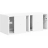 TV staliukas TV sieninė spintelė 78,5 x 30 x 29,5 cm Balta Apdirbta mediena
