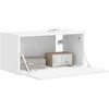 TV staliukas TV sieninė spintelė Balta 60 x 31 x 29,5 cm Apdirbta mediena