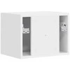 TV staliukas TV sieninė spintelė 39 x 31 x 29,5 cm Balta Apdirbta mediena