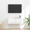 TV staliukas TV sieninė spintelė Balta 78,5 x 31 x 29,5 cm Apdirbta mediena